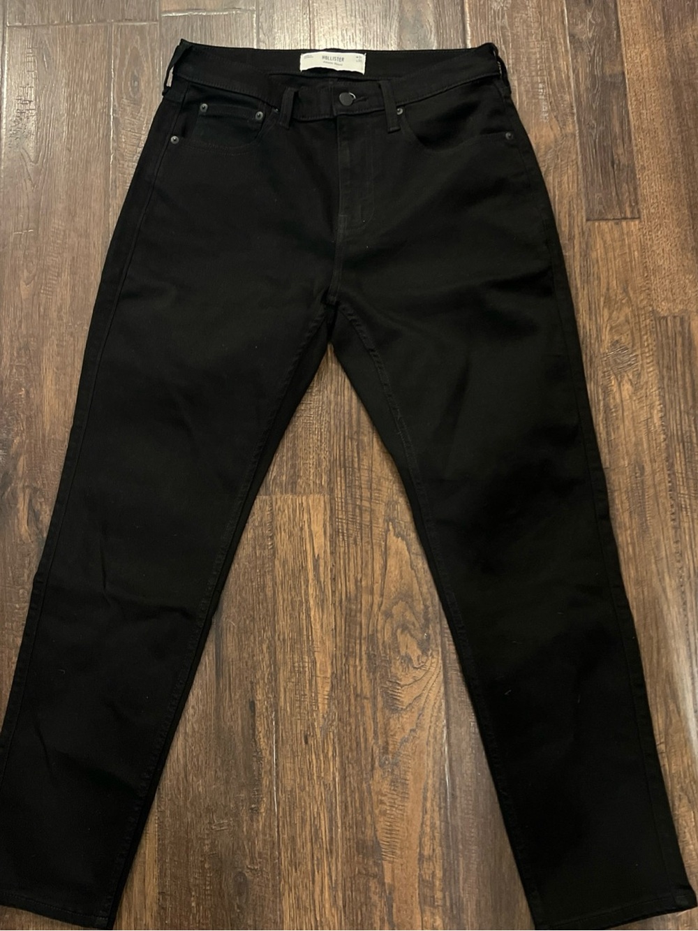 Hollister Athletic Skinny Jeans Mens 31x30 Black Denim